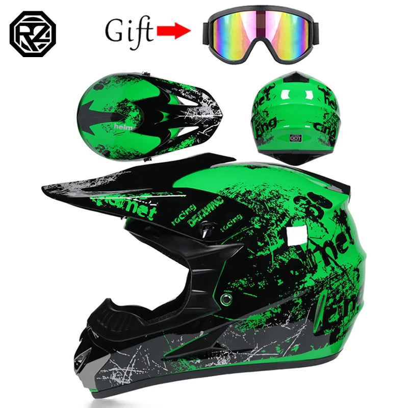 Motorcycle off-road helmet ATV all terrain beach bike full helmet capacity bike DH downhill helmet capacity de moto