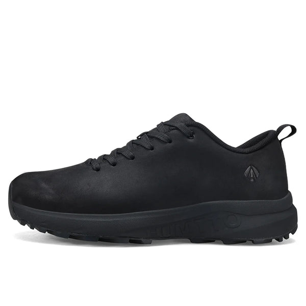 HUMTTO Leather Hiking Shoes Camping Trekking Sneakers for Men Water-resistant Climbing Shoes Outdoor Safety Walking Mens Shoes