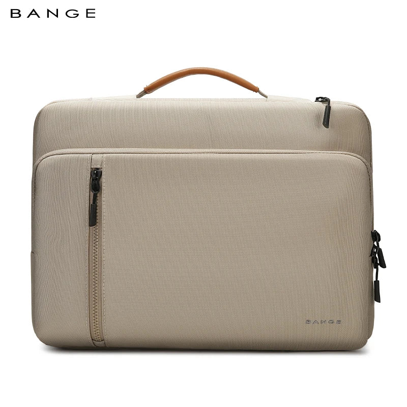 BANGE Slim Laptop Sleeve Bag 14-15.6 Inch Notebook Pouch for Men's Shockproof Computer Briefcase for Business Travel Laptop Case