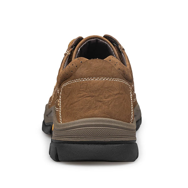 Mens Lace up Casual Leather Shoes Oxfords Handmade Comfortable Walking Work Dress Office Travel Outdoor