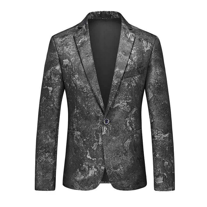 2026 New Men's Red Single-breasted V-neck Blazer Coat, Asian Fit Wedding Party Dress Jacket M-6XL New Arrivals
