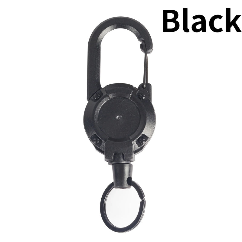 1PC Retractable Wire Rope Key Backpack Buckle for Men,Outdoor Keychain Backpack Additions,  Versatile And Durable Keychain
