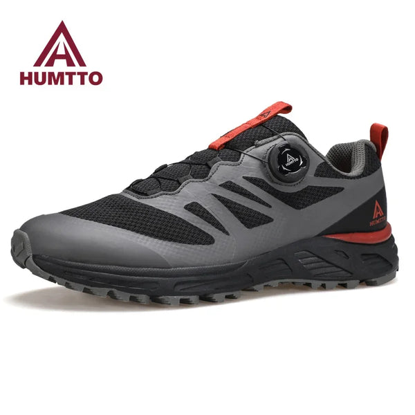 HUMTTO Marathon Running Shoes Men Breathable Men's Sports Shoes Cushioning Black Sneakers for Man Luxury Designer Gym Trainers