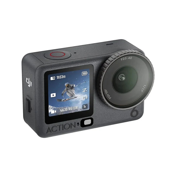 DJI Osmo Action 6 DJI's First Variable Aperture Action Camera f/2.0-f/4.0 1/1.1-Inch Square Sensor 20m Waterproof