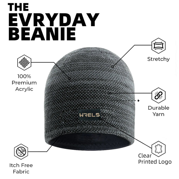 WRELS Winter Warm Hats Unisex Windproof Outdoor Fleece Sports Hat Fishing Cycling Bonnet Hunting Camping Hiking Both Sides Caps