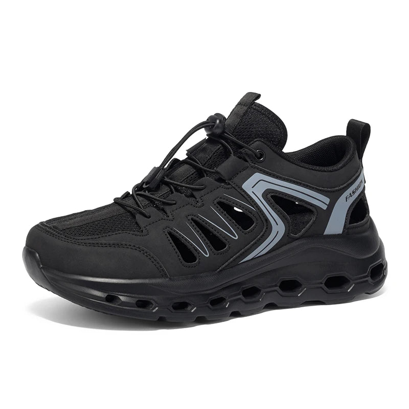 Mens Sports Shoes Autumn New Mesh Breathable Thick Sole Anti Slip Daily Casual Outdoor Jogging Fashion Sneakers for Men