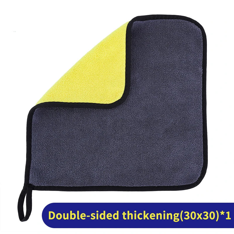 SEAMETAL 1/2/5PCS Car Microfiber Cleaning Towel Premium Car Detailing Fast Drying Microfiber Towel Wash Towels Clean Accessories
