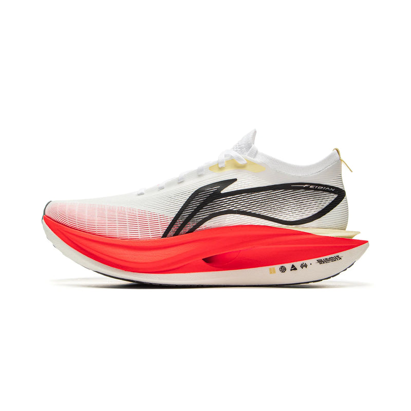 Li-Ning Unisex FEIDIAN 5 ELITE Racing Running Shoes SUPER BOOM LiNing CARBON-FIBER PLATE Shoes Anti-Slip Sneakers ARMV003