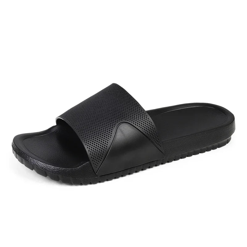 Large Size 49 50 51 52 Soft Rubber Indoor Slippers Men Home Shoes Flat Sandals Slides Outdoor Beach Shoes Summer for Big Foot