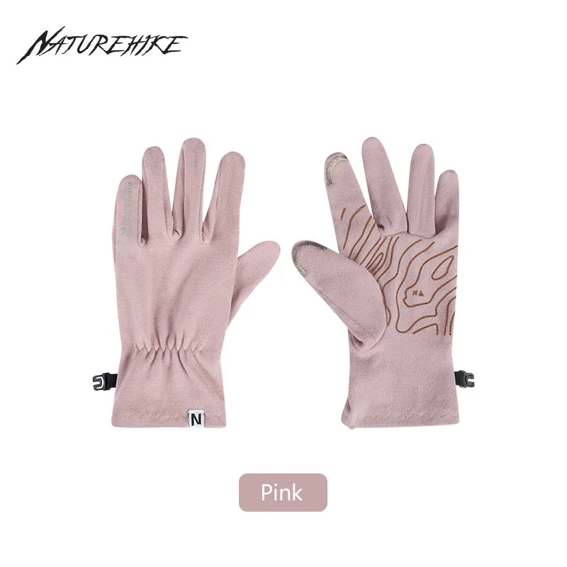 Naturehike Glove Heating Dralon Touch Screen Non-slip Sports Gloves Outdoor Running Cycling Mountaineering Wear-resistant Gloves