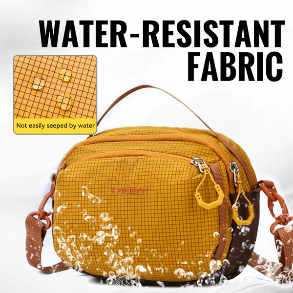 WRELS Single Bag Waterproof Crossbody Sling Bag Lightweight Adjustable Small Shoulder Purse Men Women Sports Travel Handbags