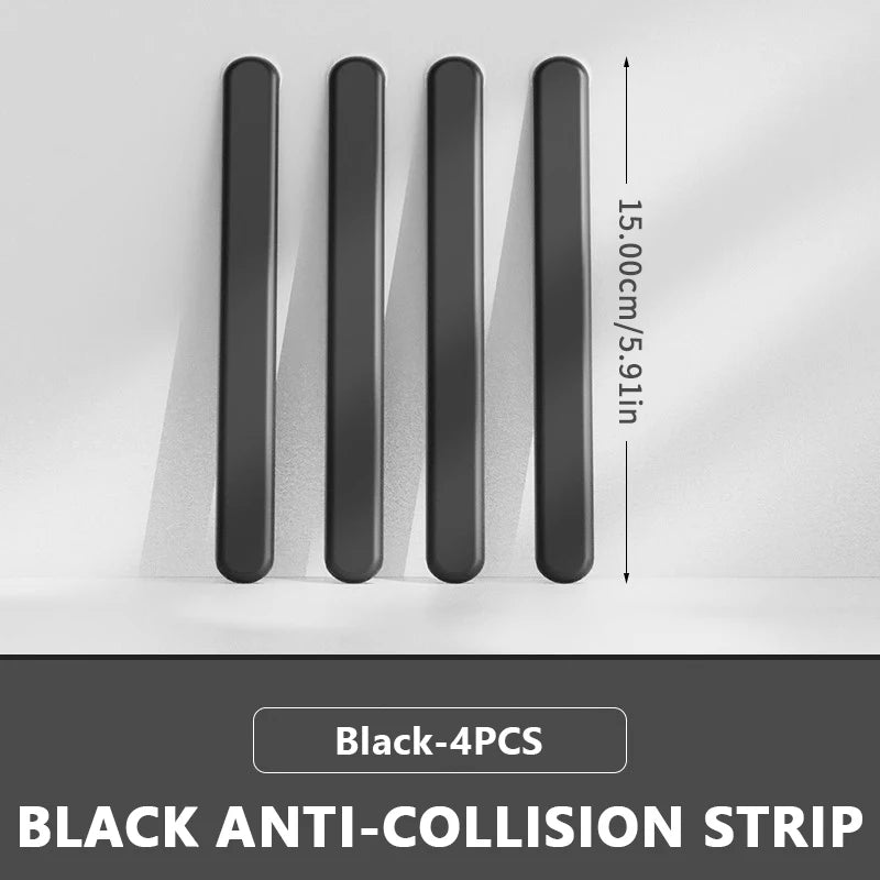 SEAMETAL 4PCS Auto Car Door Edge Protection Guards Buffer Trim Strip Anti Scratch Car Door Protector 15/30/40CM Car Accessories