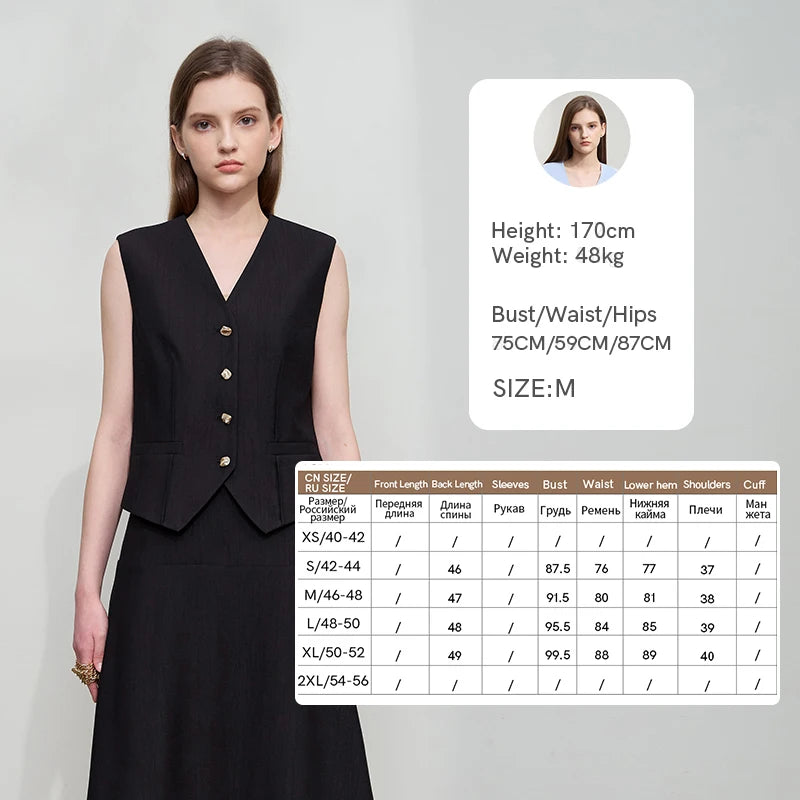 អាវក្រៅក V បែប Minimalist សម្រាប់នារីការិយាល័យរដូវក្តៅ AMII អាវកាក់រឹង សំពត់វែងដាច់ដោយឡែកពីគ្នា សម្លៀកបំពាក់នារី 12542277