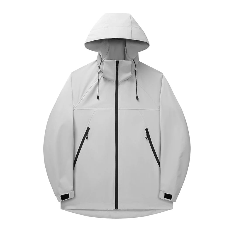 2026 New Men's Purple Long Sleeve Waterproof Jacket,Fashion Casual Sweatshirt, Green, Yellow, Black Coat