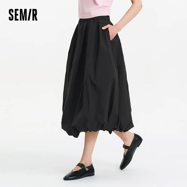 សំពត់នារី Semir ឆ្នាំ ២០២៦ ការពារកាំរស្មីយូវី មានអារម្មណ៍ត្រជាក់ វែង រចនាប័ទ្មផ្អែម ឆើតឆាយ ធម្មតា សម្រាប់ក្រៅផ្ទះ