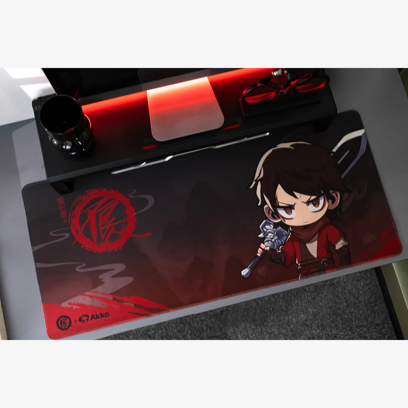 Akko Comics Theme Mouse Pad 900x400mm Large Size Durable Anti-Slip Rubber Mousepad Desk Pad Thick Seam Edge for Office Gaming