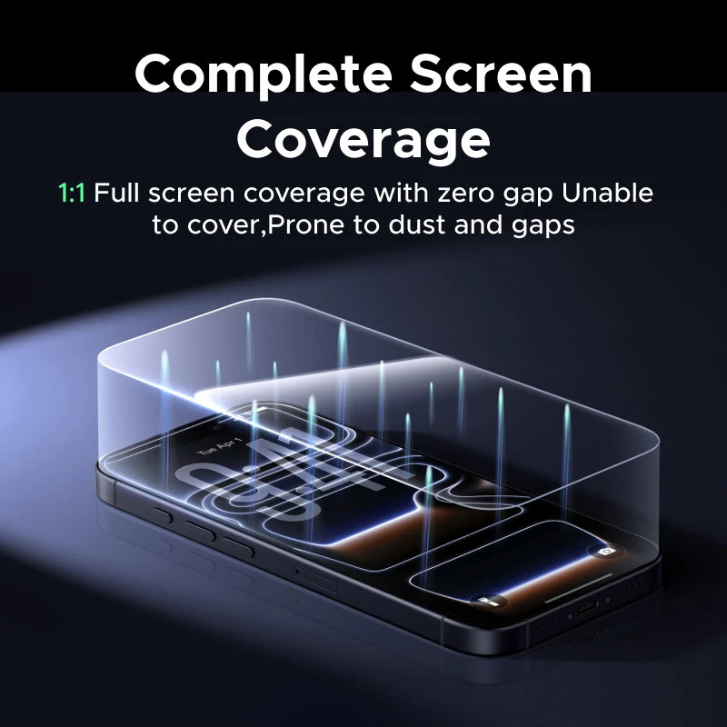 UGREEN 2PCS Screen Protector For iPhone 18 17 16 15 14 13 Pro Max Tempered Glass For iPhone 16 Plus Screen Protectors 18pro Film