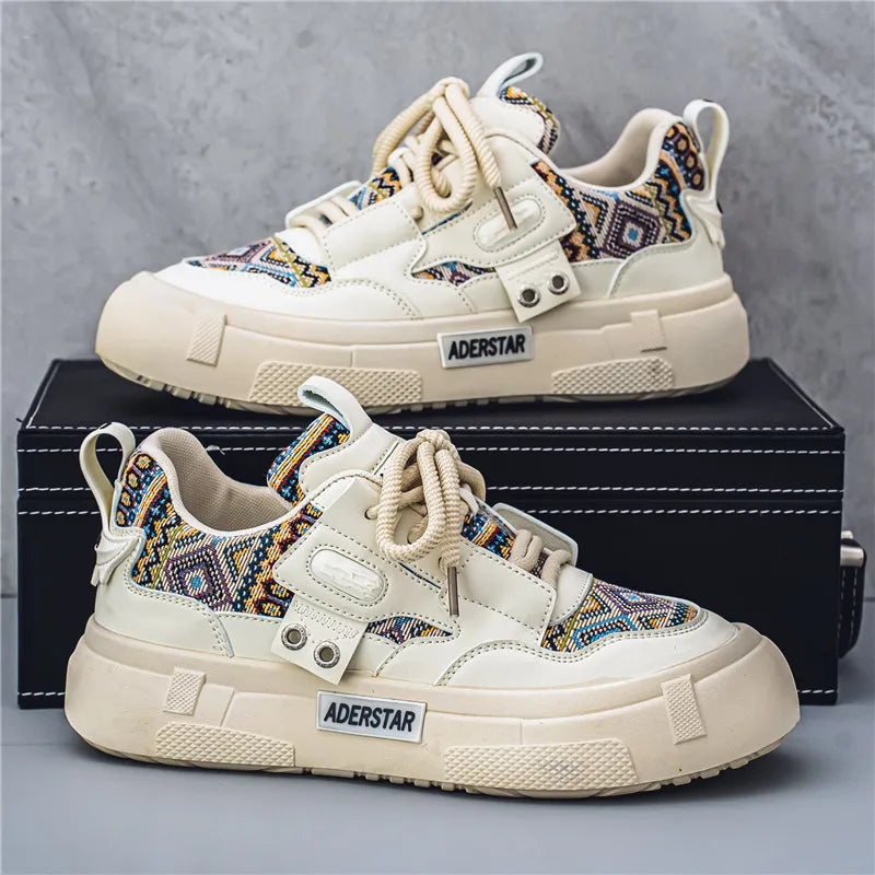 Men's Joker Flat Shoes Four Seasons New Lightweight Soft-sole Outdoor Walking Shoes Fashion Youth Comfortable Sports board Shoes