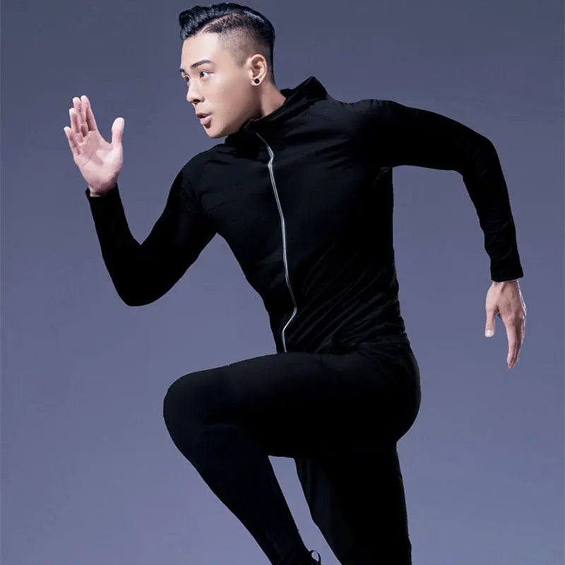 Men's Spring Fall Tight Compression Hooded Jacket Sports Hoodie for Fitness Jogging Running Outdoor Casual Wear, Black Grey Blue