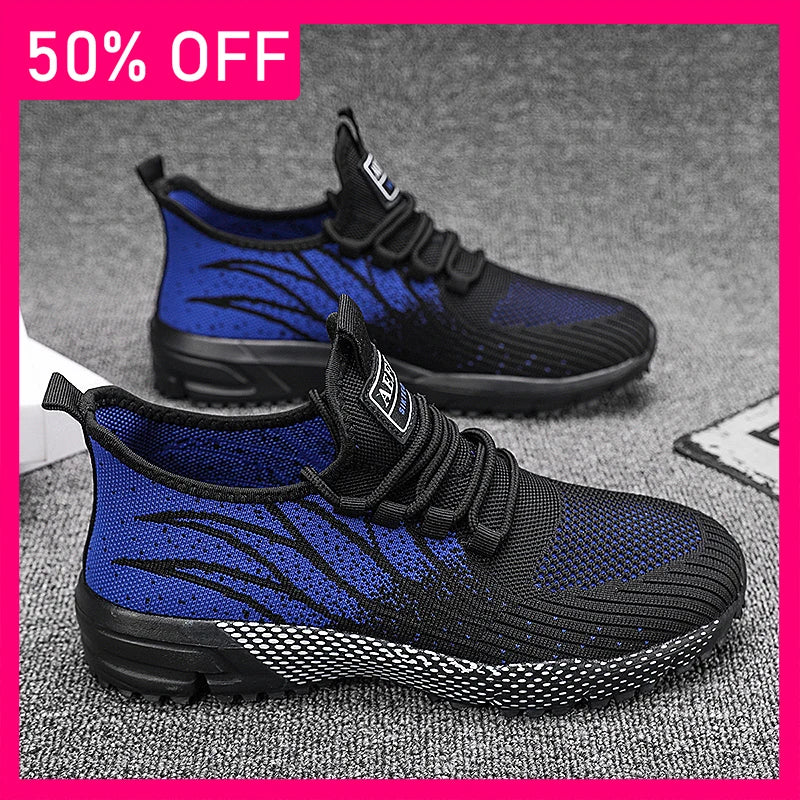 Men Sports Shoes Summer Mesh Lightweight Soft Sole Fitness Shoes 2026 New Comfortable Versatile Outdoor Jogging Tennis Shoes