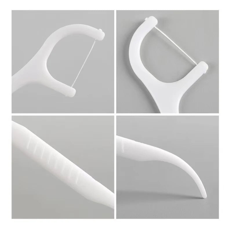 Ultra Fine Polymer Smooth Dental Floss Picks Disposable Toothpicks Portable High Tensile Dental Floss Box for Oral Hygiene