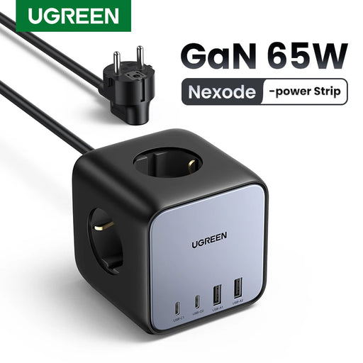 UGREEN 65W Power Strip GaN Desktop Charger Charging Station Fast Charging For Laptop Macbook iPhone 15 Pro Max Phone Charger