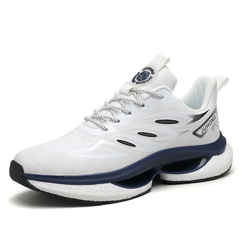 Men's Lightweight Casual Sneakers Four Seasons New Breathable Soft Sole Outdoor Racing Running Shoes Student Speed Sports Shoes
