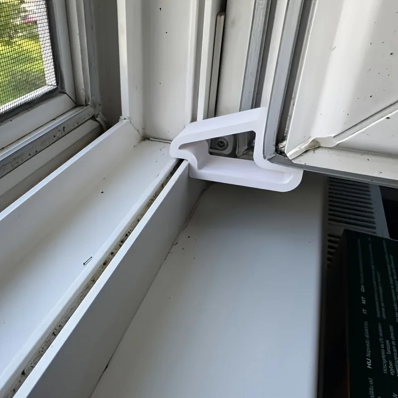 1/2/3pcs Window Stopper-Durable Plastic Door Stopper with Easy-Install Design, Prevents Sliding Down,Secure Hold for Home&Office