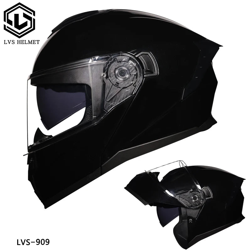 2025 high-quality motorcycle helmet dual lens modular flip helmet Casco para Motos road off-road travel full helmet capacity