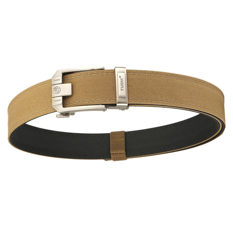 TUSHI Belt Military Belt Automatic Buckle 1100D Nylon Hard gun Belt Outdoor Tactical Belt for Men Hunting Multifunctional Canvas