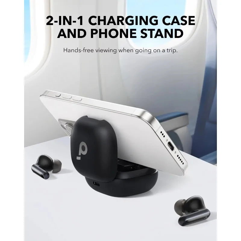 កាសឥតខ្សែ Anker Soundcore Original P40i សាកថ្មឥតខ្សែ IPX5 ប៊្លូធូស 5.3 មុខងារកាត់បន្ថយសំឡេងរំខានសកម្ម