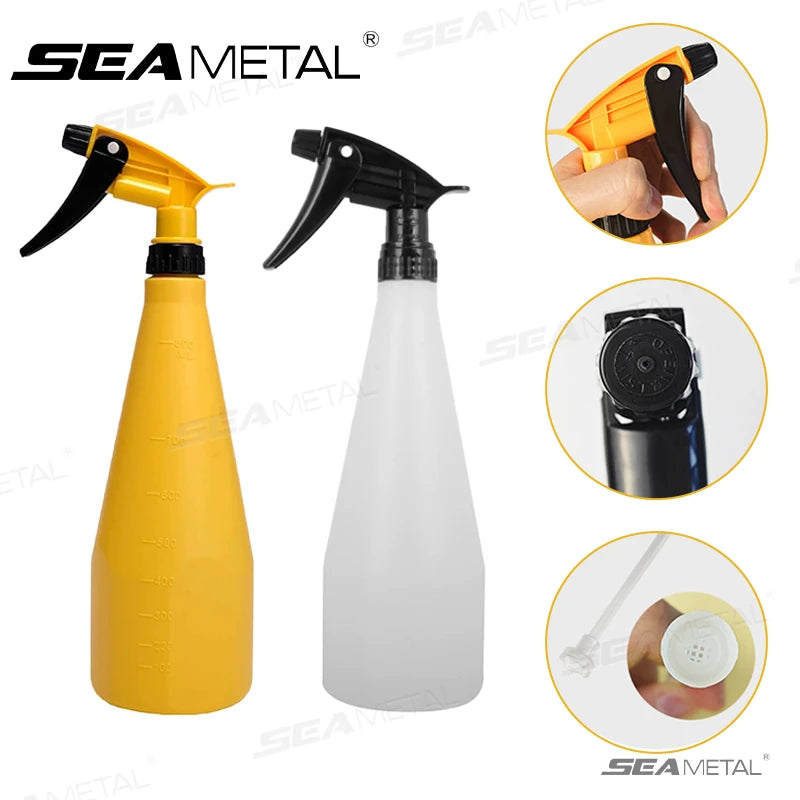 SEAMETAL 800ML Portable Spray Bottle Refillable Atomizer Multipurpose Car Washing Gardening Sprayer Acid and Alkali Resistant