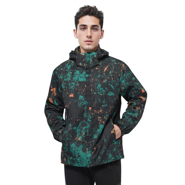 HUMTTO Waterproof Men's Jacket Autumn Winter Keep Warm Camping Hiking Jackets Sports Hunting Jackets Outdoor Windbreaker Coats