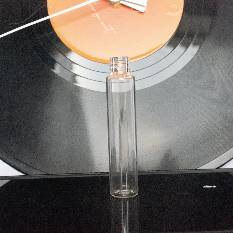 Premium Matte Mini Perfume Atomizer 1pc 10ml, LeakProof Nozzle, Metal Matte Material, Glass Inner Bottle, white、black and orange