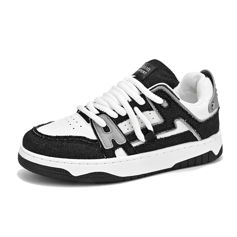 Mens Board Shoes 2025 Autumn New Low Top Sneakers Young Students Trendy Luxury Design Comfortable Casual Sports Shoes for Men