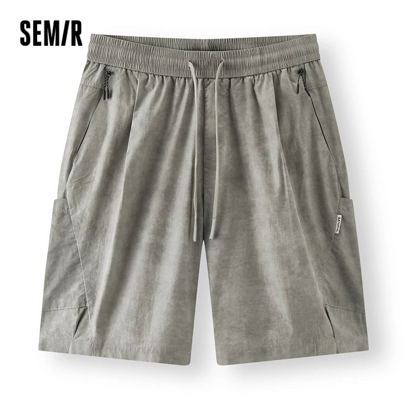 Semir Mens Shorts 2026 Extra Loose Casual Breathable Knee Length Trendy Streetwear Soft Comfortable