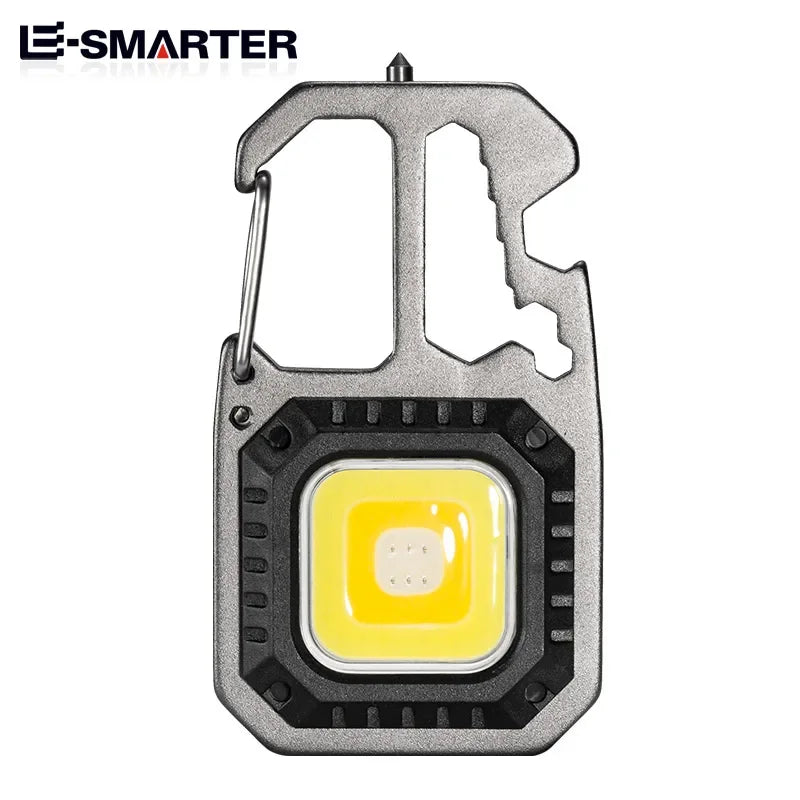 ពិល LED ខ្នាតតូច ភ្លើងការងារ ភ្លើងសម្រាប់បោះតង់អាចសាកបាន ភ្លើងចងខ្សែ COB ងាយស្រួលយកតាមខ្លួន សោរហោប៉ៅ ទួណឺវីស ញញួរសុវត្ថិភាព