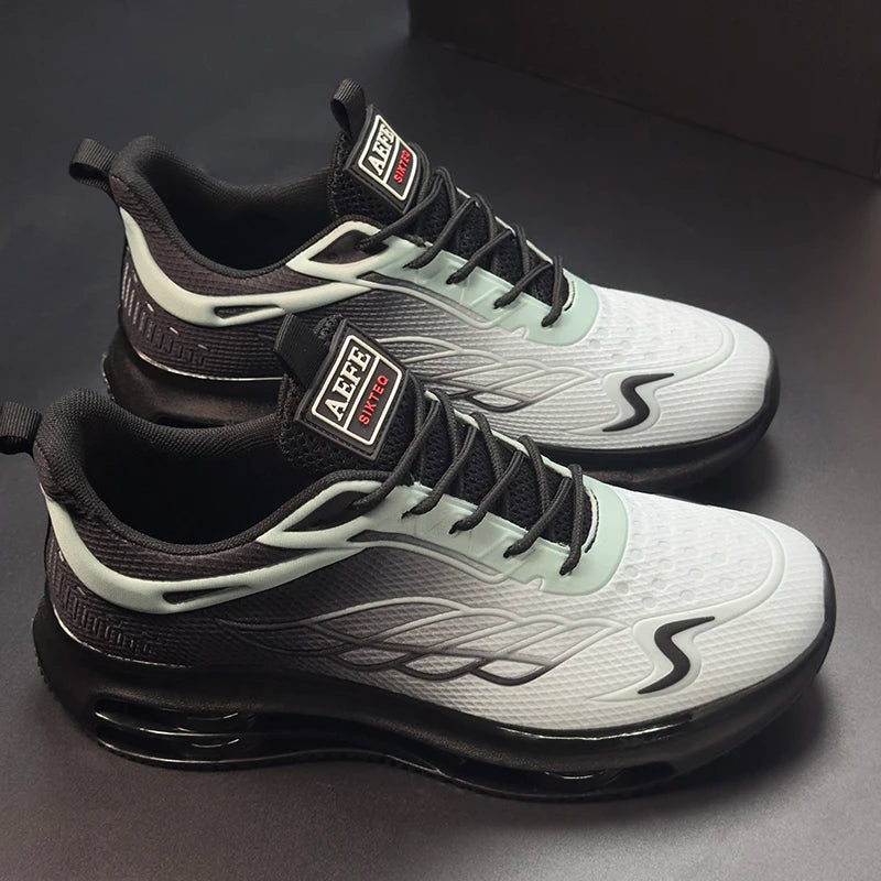 Mens Running Shoes 2025 New Outdoor Breathable Leisure Fashion Mesh Sneakers Outdoor Sports Trendy Tennis Shoes for Men