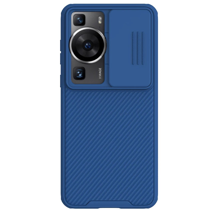For Huawei P60 Pro Case NILLKIN CamShield Pro Sliding Camera Lens Privacy Protection Back Cover For Huawei P60 /P60 Pro Blue