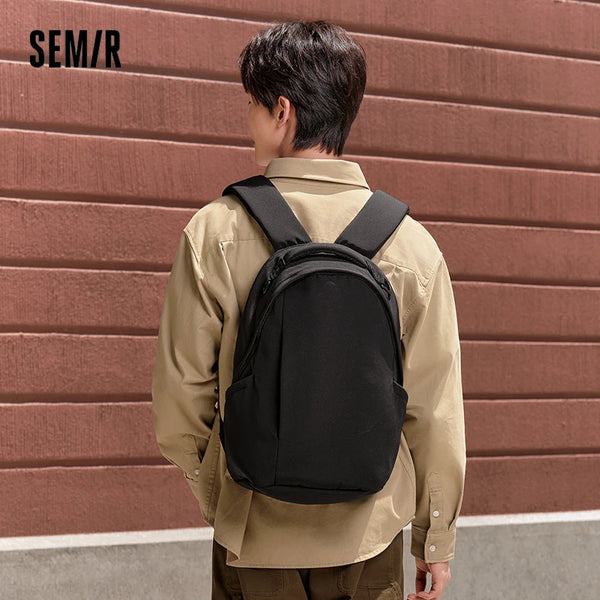 Semir Backpack Men 2024 New Trendy Niche Eggshell Backpack Large Capacity Commuter Computer Bag Couple Schoolbag