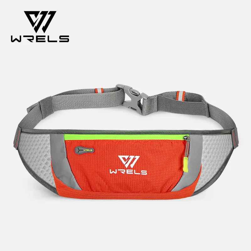 WRELS Professional Running Waist Bag Sports Belt Waterproof Sports Bags for Hiking Walking Lightweight Running Belt Waist Pack