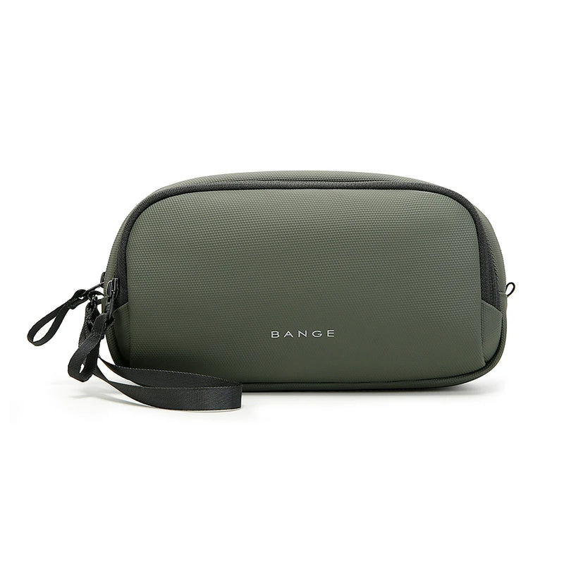BANGE YKK Double Zipper Men Travel Organizers Portable Male Travel Bag Oxford Clutch Data Cable Storage Bags for Digital Product