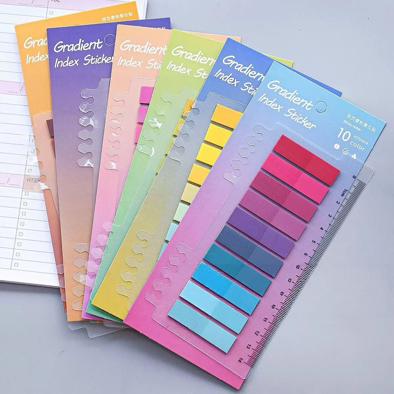 200-3600Sheets Transparent Index Creative Memo Pads Office School Stationery Self-Adhesive Stickers Posted It Sticky Note Pads