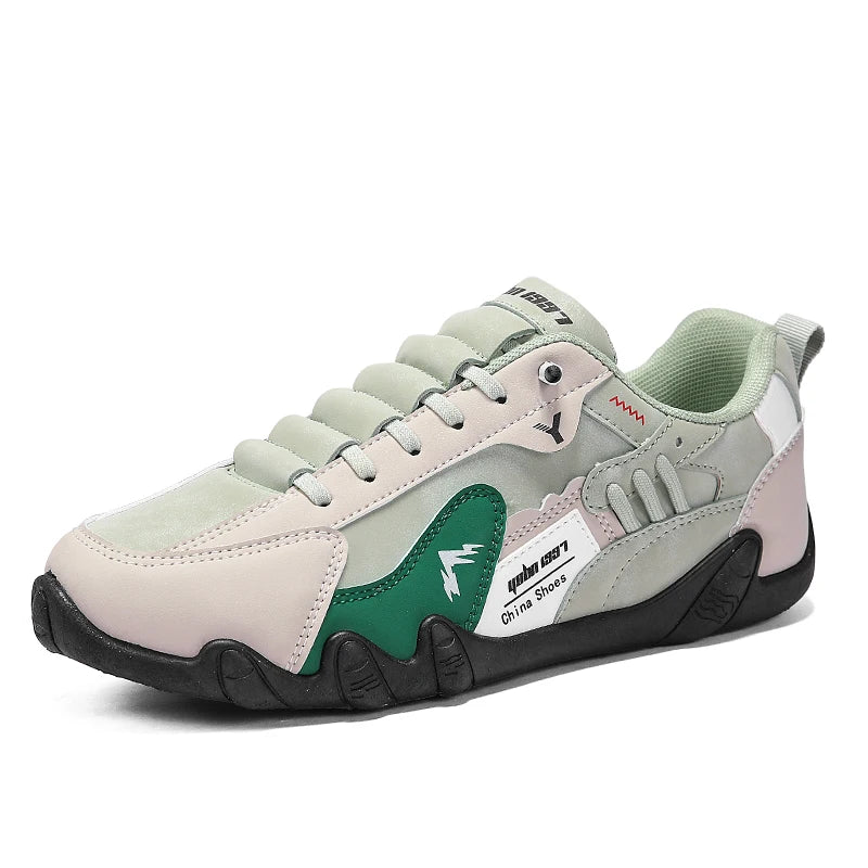 Men's Flat Casual Shoes Four Seasons Breathable Lightweight Soft-Sole Outdoor Walking Shoes Fashion Running Sports Board Shoes