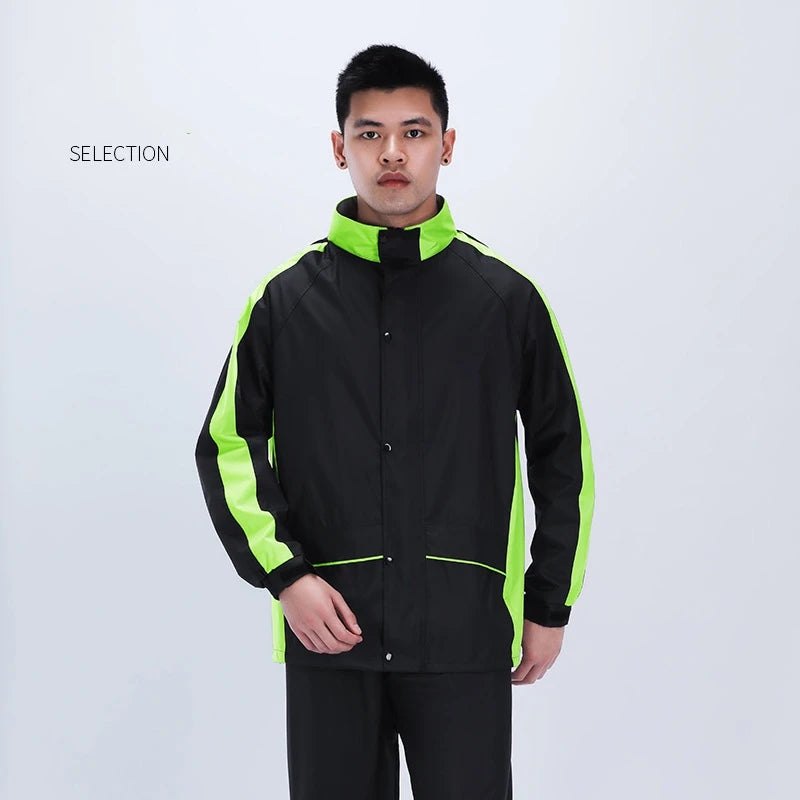 អាវភ្លៀង Chunya Textile ពណ៌ប្លុក Polyester Taff សម្រាប់យកតាមខ្លួន រចនាឡើងសម្រាប់ការពារកាន់តែប្រសើរឡើង