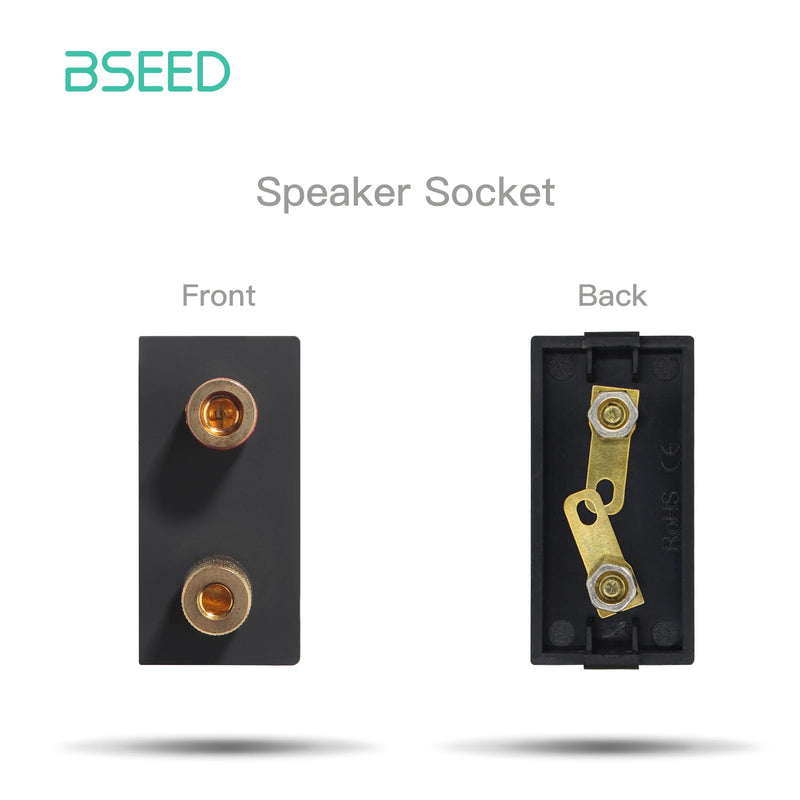 BSEED Wall Internet Cat5 Socket Plastic Frame Parts USB Charge Port TV Satellite Interface Function DIY Combination