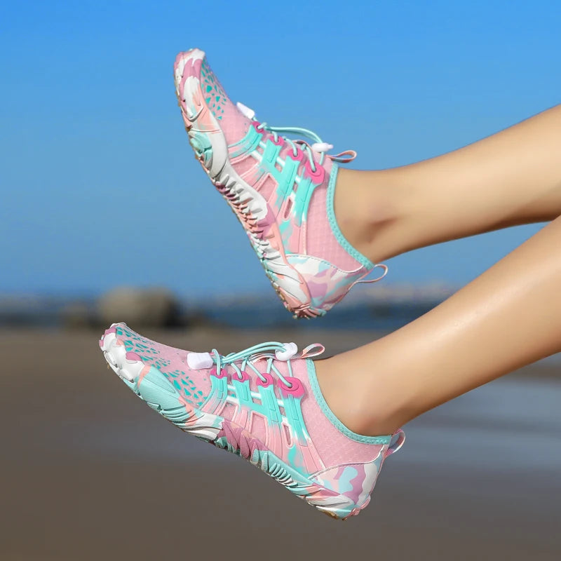 Canyoning shoes Wading summer New fashion Men's swimming dance riding squat yoga shoes breathable light casual water hiking shoe