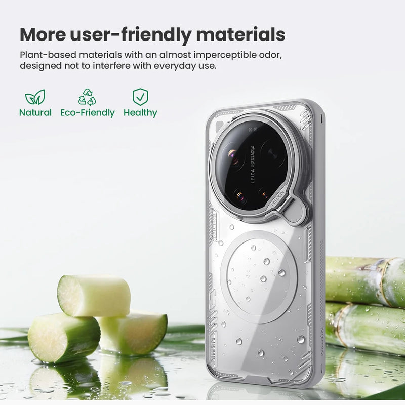 NILLKIN For Xiaomi 17 Ultra Magsafe Case Iceblade Prop With Camera Holder Shockproof Back Cover for Mi 17 Ultra Magnetic Case