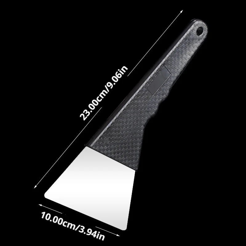 SEAMETAL Car Window Tint Squeegee Anti Slip Carbon Fiber Handle Auto Wrap Tools Window Cleaner Film Remover for Car Accessories