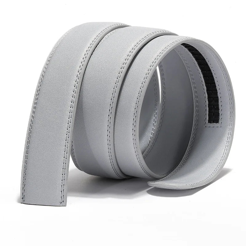 2.4cm 3.0cm 3.5cm Width Available,PU Automatic Buckle Strip Yellow Belt Gray Belt Blue Green Belts (No Belt Metal Buckle) 2026